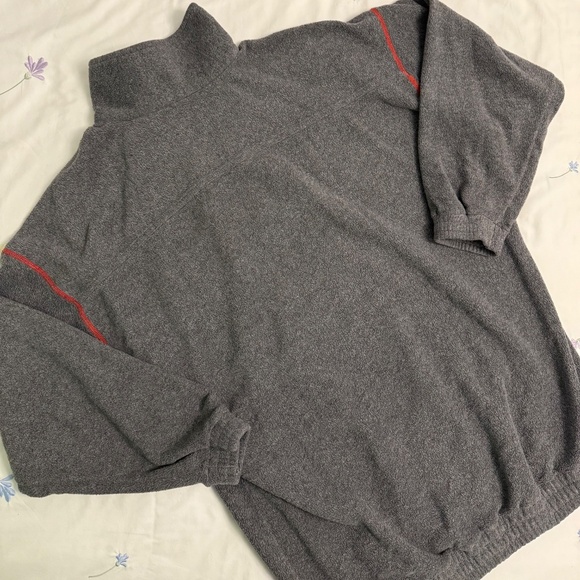 VINTAGE Molson Dry Special Day two-toned 1/4 zip fleece sweatshirt - Picture 7 of 10